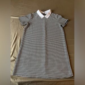 ZARA. Dress. Black and white stripes.
